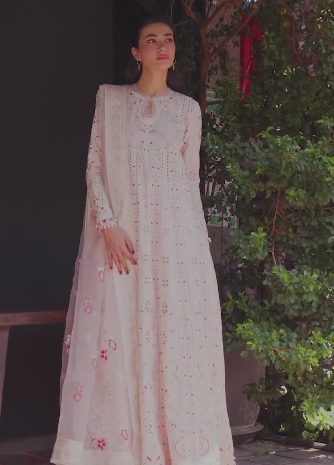 Mulaqat by Afrozeh Unstitched Embroidered Lawn 3 Piece Suit AF26UML KHAMOSHI FWU-0055 - Festive Collection