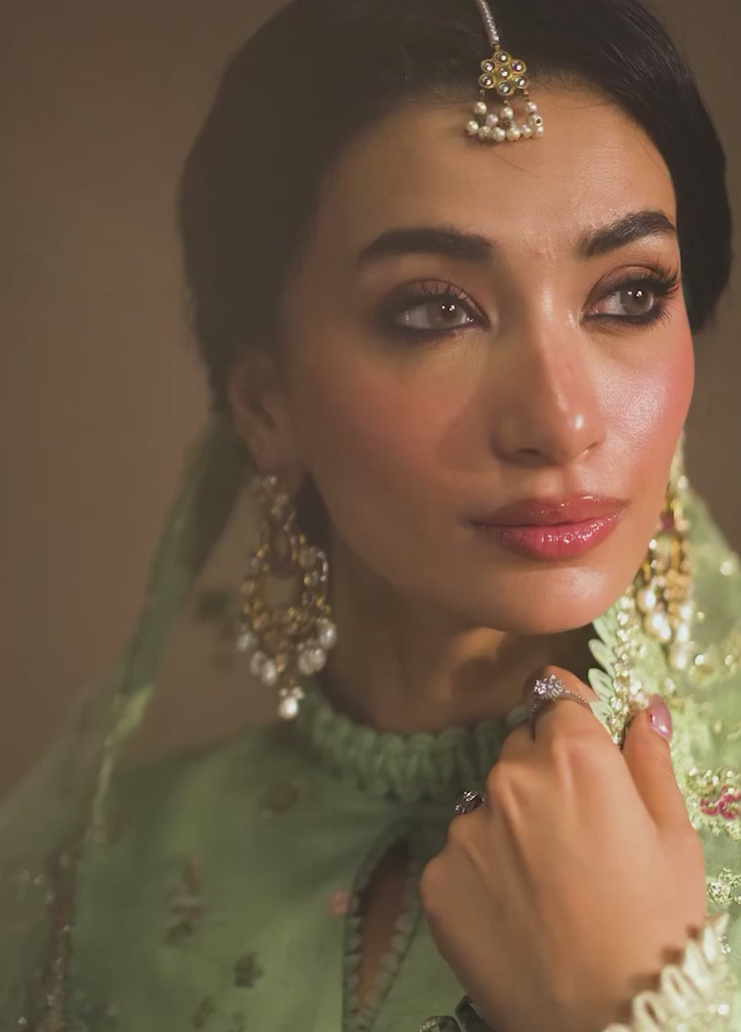 Sable Vogue Unstitched Embroidered Raw Silk 3 Piece Suit SV26UL FC-03-25 Green - Summer Collection