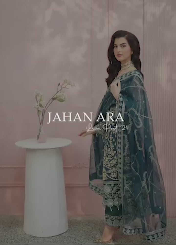 Eileen Pret Embroidered Organza 4 Piece Suit Sophia