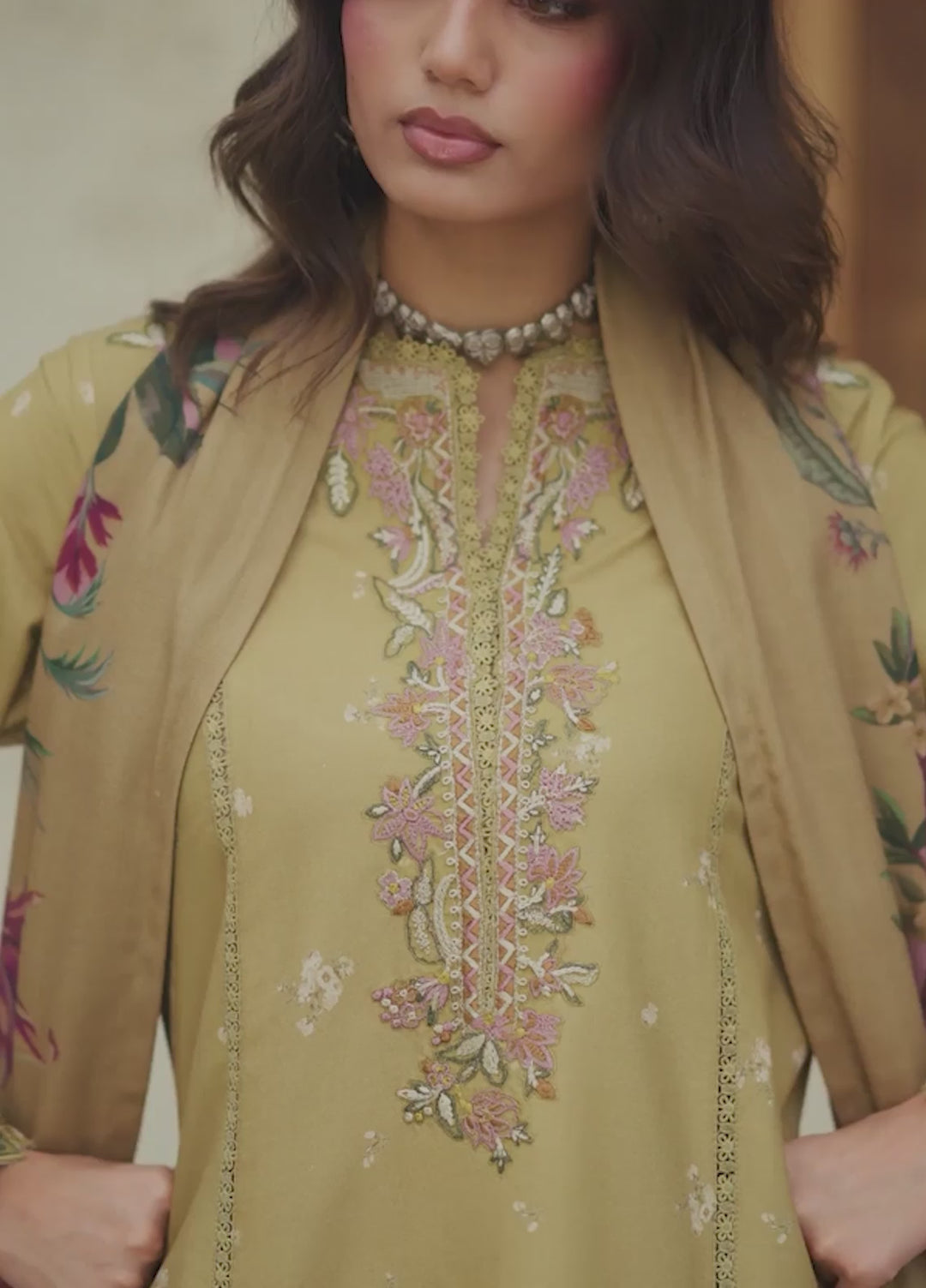 Pre Fall by Iznik Unstitched Embroidered Viscose Linen 3 Piece Suit IZ26UPVC IPF-23 - Casual Collection