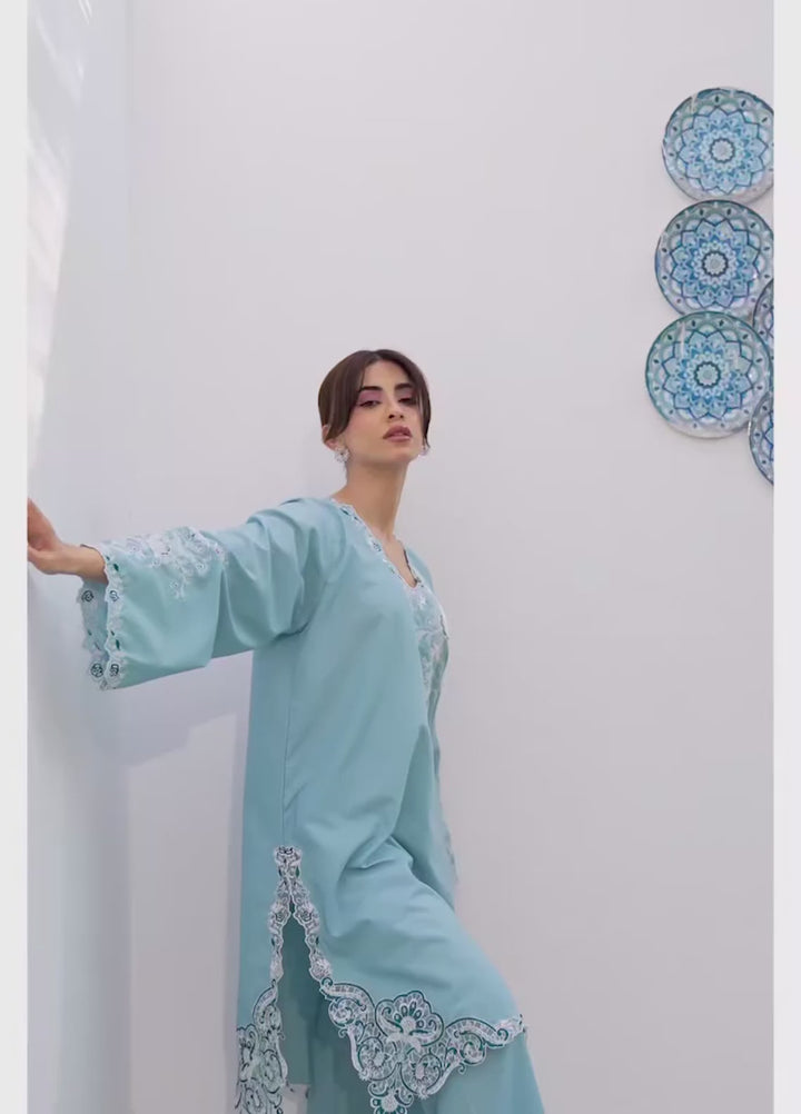 Noore by Amal RTW Embroidered Blended Lawn 2 Piece Suit Elaf Casual Collection