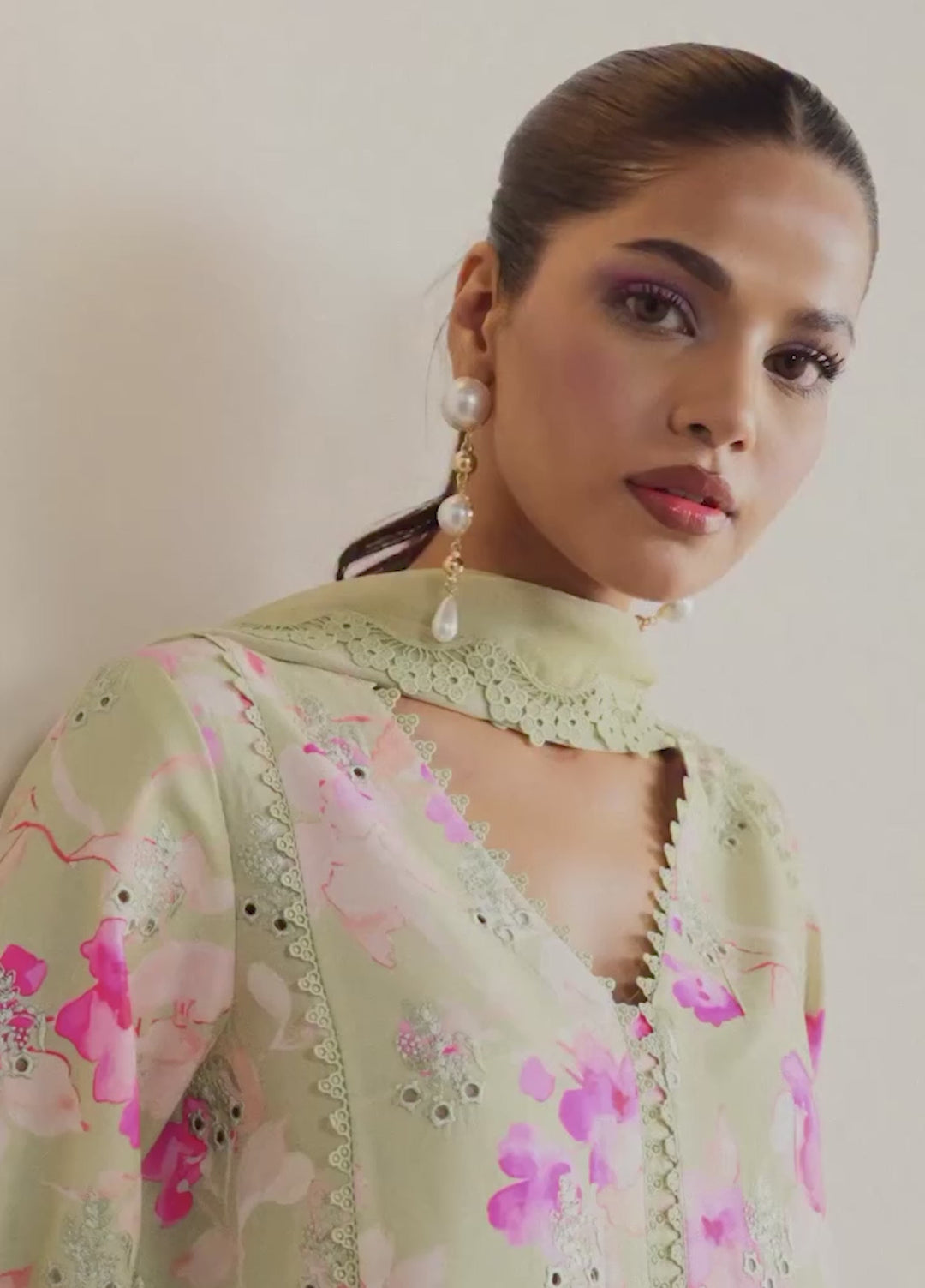 Zephyr by Ayzel Unstitched Lawn Embroidered 3 Piece Suit AAF26UZ D-5 Nisa - Summer Collection