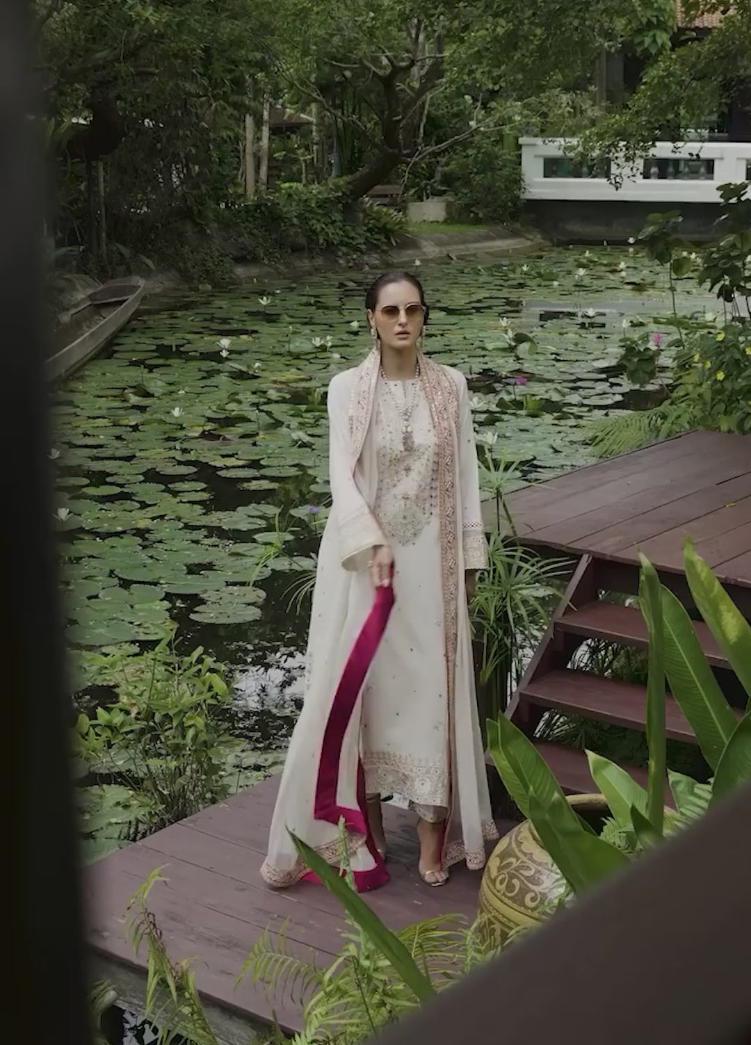 Nuvera by Mushq Hemline Embroidered Raw Silk Suits Unstitched 3 Piece MQ25NF D-04 Elnaz - Festive Collection