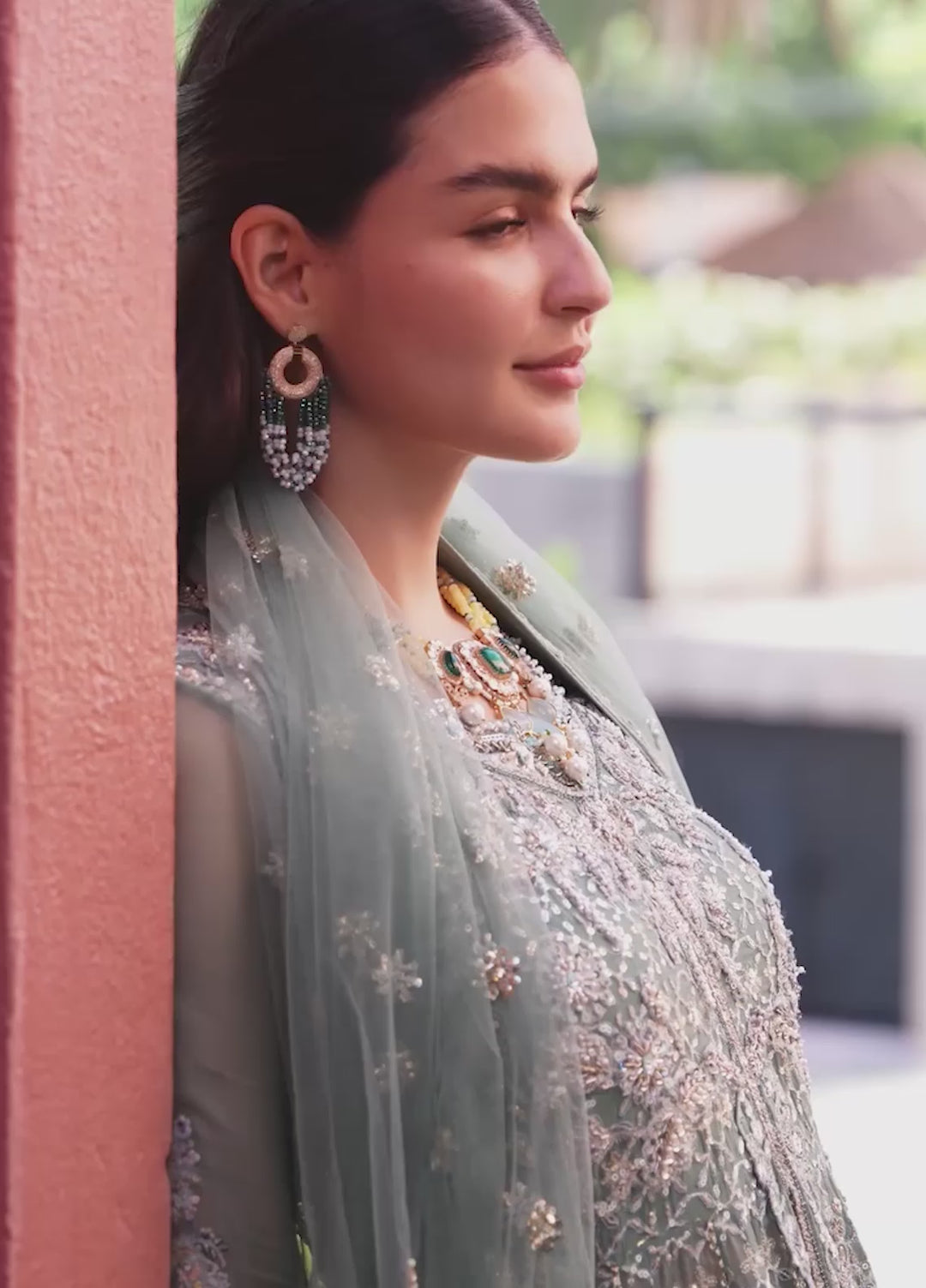 Bachelorette by Mushq Unstitched Embroidered Chiffon 3 Piece Suit MU26UBF Dazzling Diva MUNCH260101 - Festive Collection
