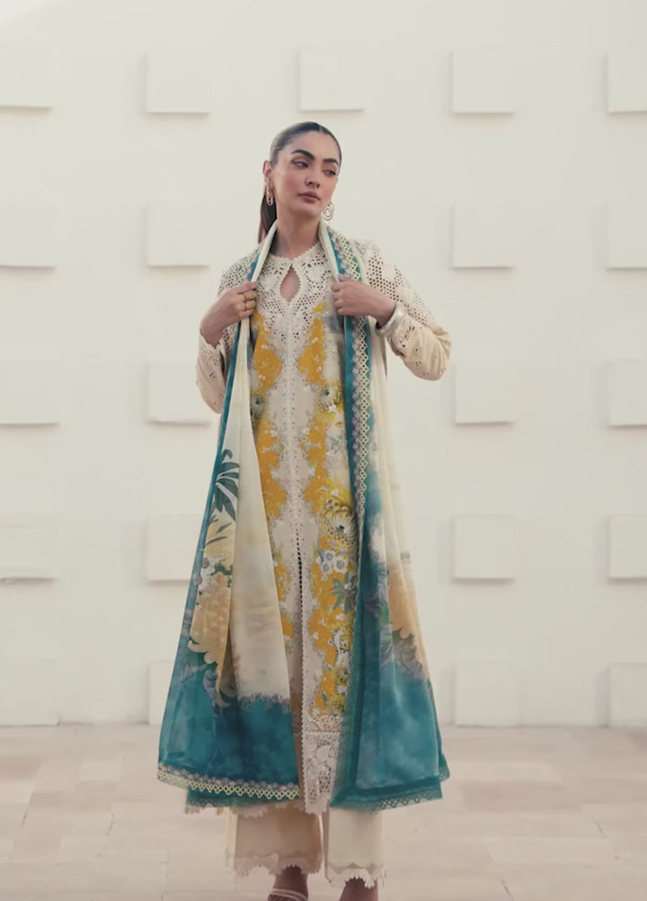 Sunspell by Afrozeh Unstitched Embroidered Lawn 3 Piece Suit AF26USL LIORAE ZWU-0112-3PO - Festive Collection