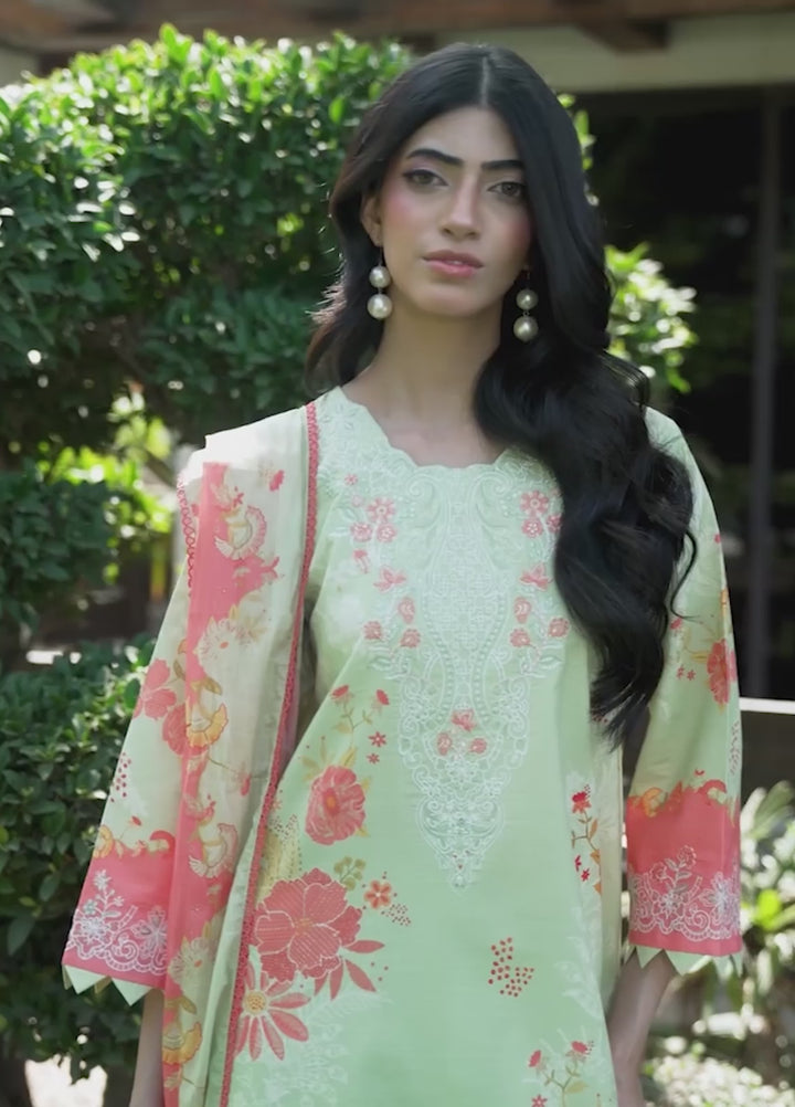 Orissa by Rashid Textiles Unstitched Embroidered Lawn 3 Piece Suit RT26ULO 3754 - Casual Collection