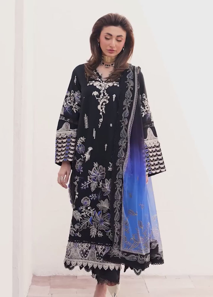 Floral Reverie by Roheenaz Unstitched Embroidered Lawn 3 Piece Suit RN26UFRL VOGUE THEORY - Festive Collection