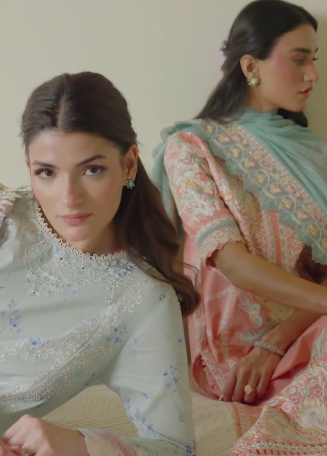 Whisper by Ayzel Unstitched Embroidered Lawn 3 Piece Suit AAF26ULW Dove ZWU-0134-3PO - Eid Collection