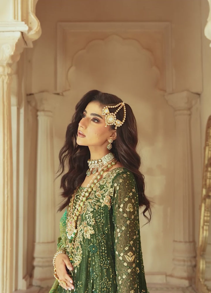 AIK Atelier Unstitched Embroidered Chiffon 3 Piece Suit AIK26UAW D-04 - Wedding Collection