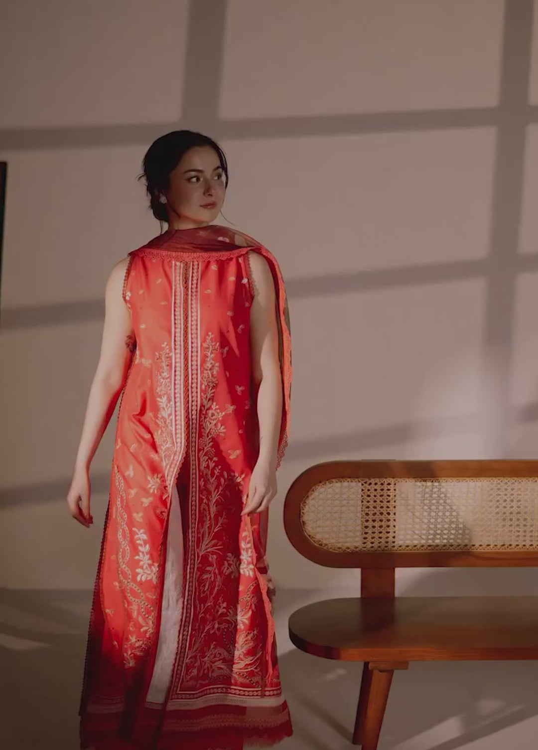 Vital by Sobia Nazir Unstitched Embroidered Lawn 3 Piece Suit SN26UVL 12A - Summer Collection