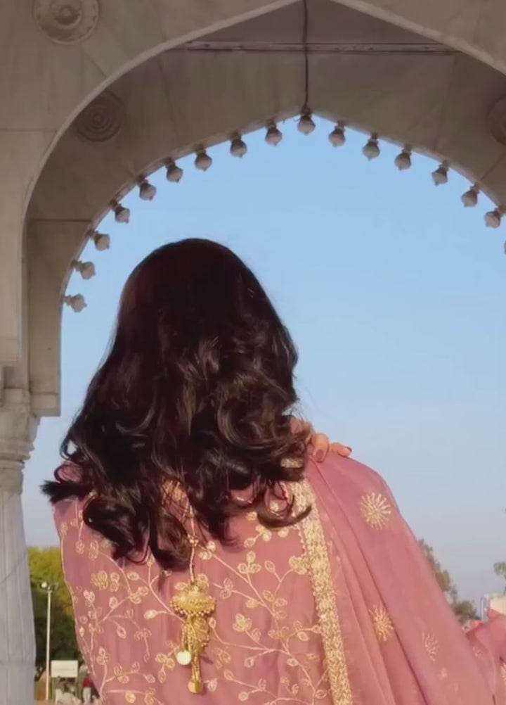 Rang e Haseen by Abaan Zohan RTW Embroidered chiffon 3 Piece Suit Riwaj Lilac - Festive Collection