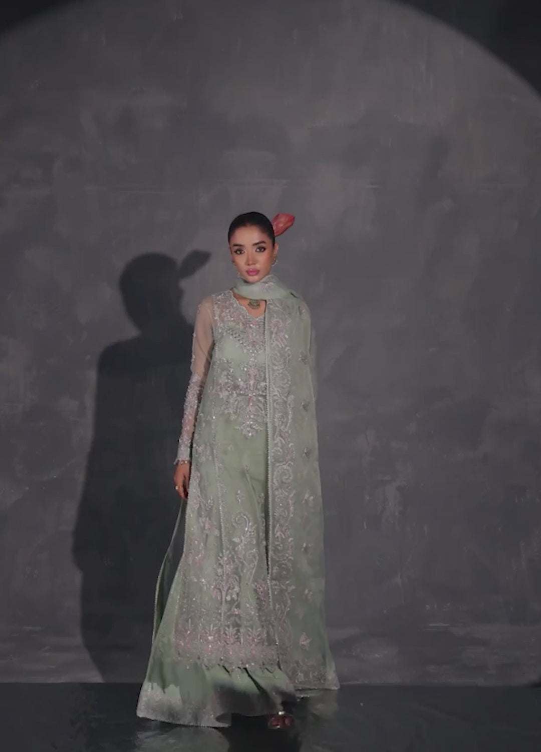 Reve Dore by Enzo RTW Hand work Organza 3 Piece Suit OLEA Wedding Collection
