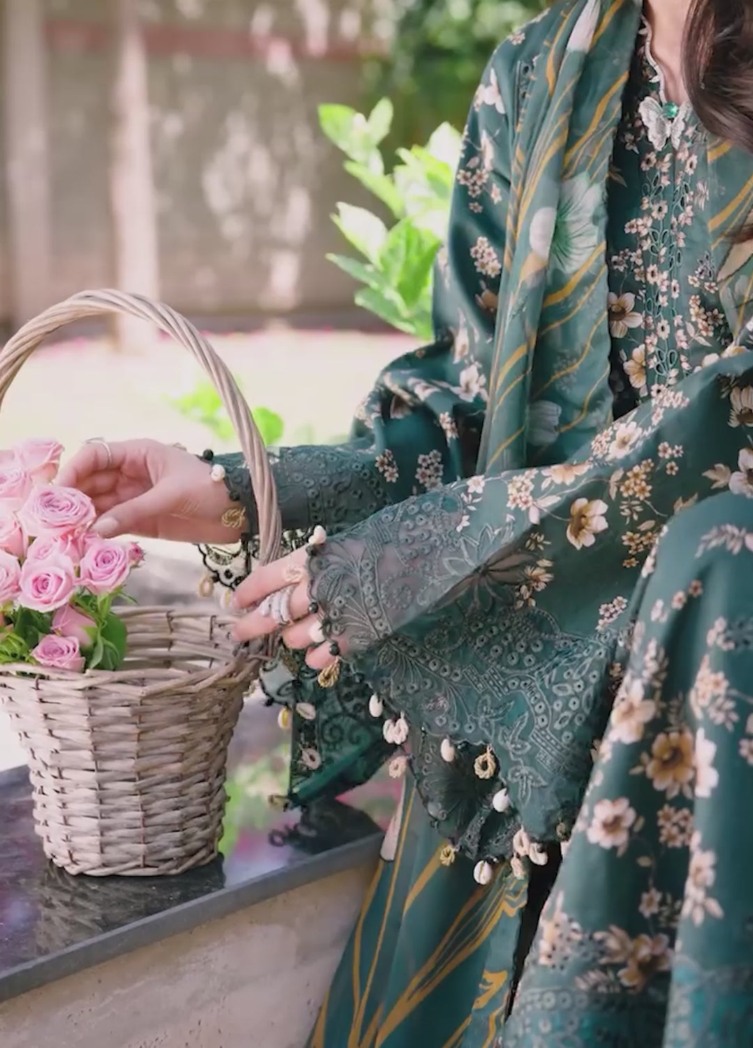 Sunset Muse by Izel Unstitched Embroidered Lawn 3 Piece Suit Solin - Eid Collection