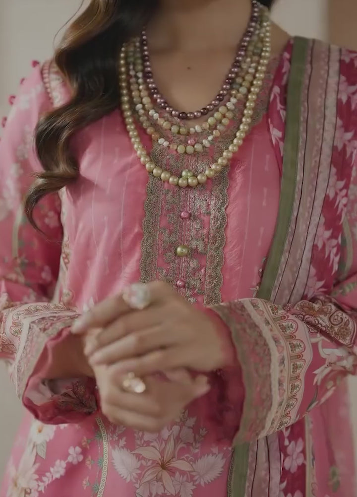 Gulaal Unstitched Embroidered Lawn 3 Piece Suit GL26ULF Floren D-2 - Festive Collection