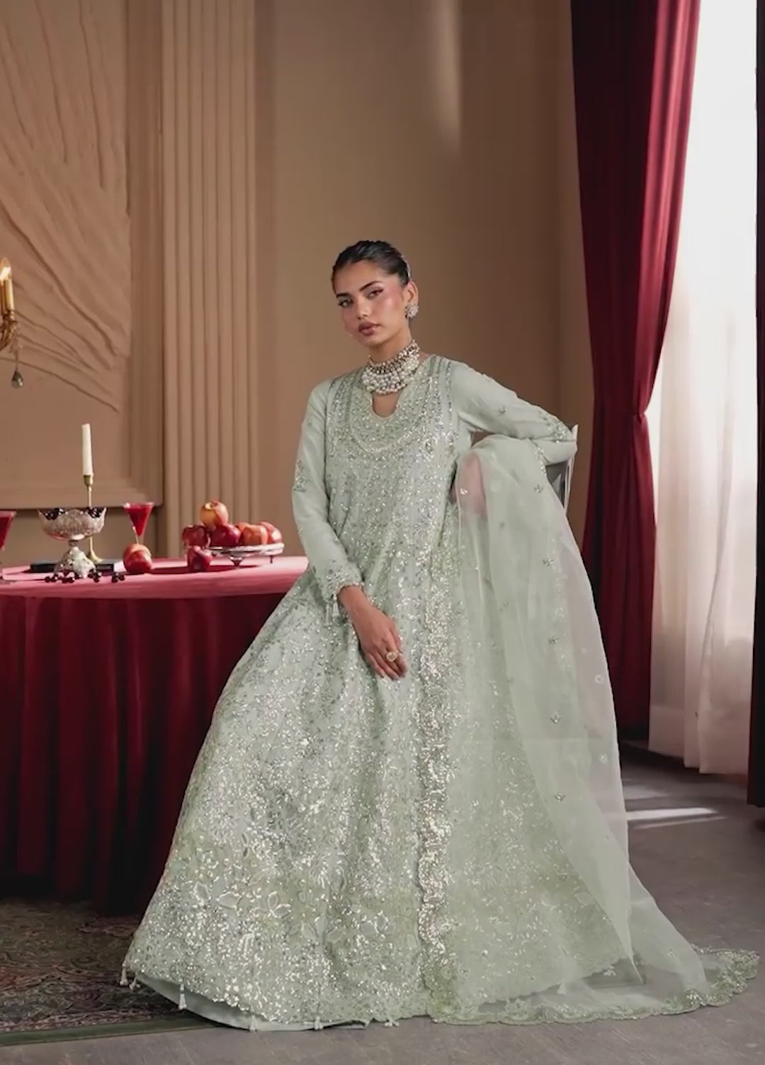 Celeste by Emaan Adeel Unstitched Embroidered Organza 3 Piece Suit EA26UCF Halo - Festive Collection