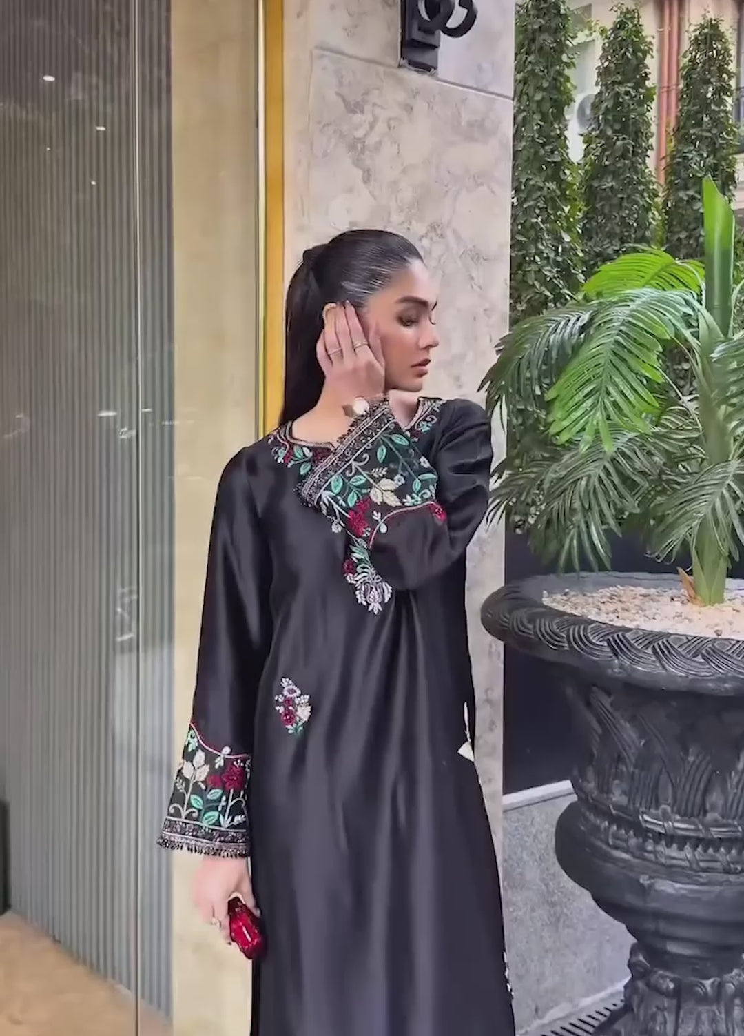 Anahira by Zariya RTW Embroidered Silk 3 Piece Suit MIRA ZB50089 Festive Collection