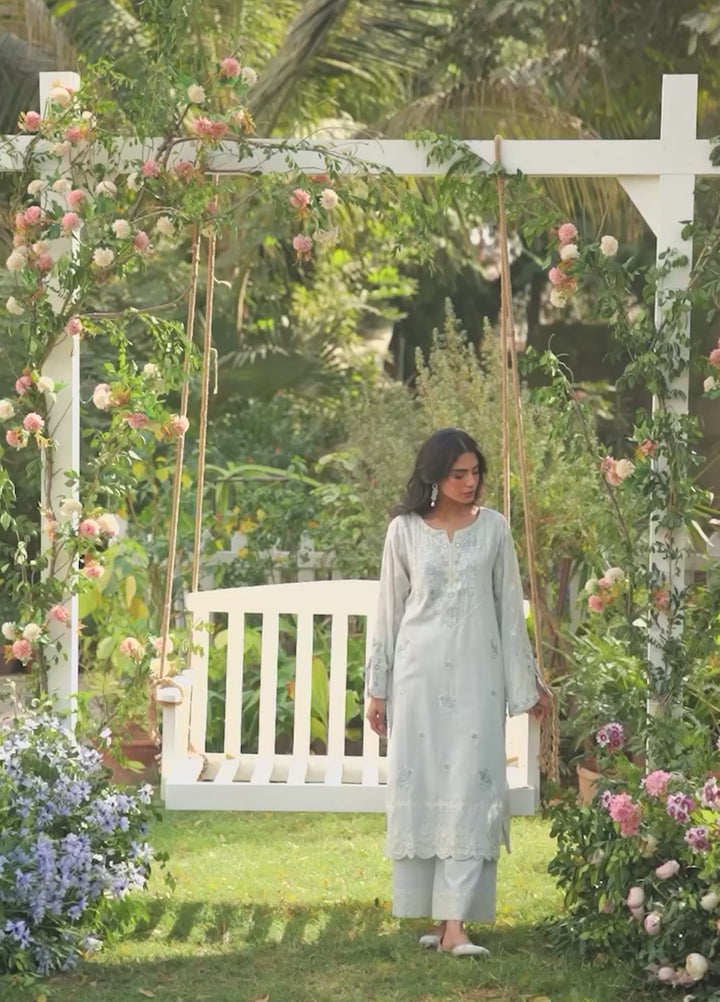 Lamhay by Dhanak Pret Swiss Voile 3 Piece DHN26PSV DC-2586 - Summer Collection