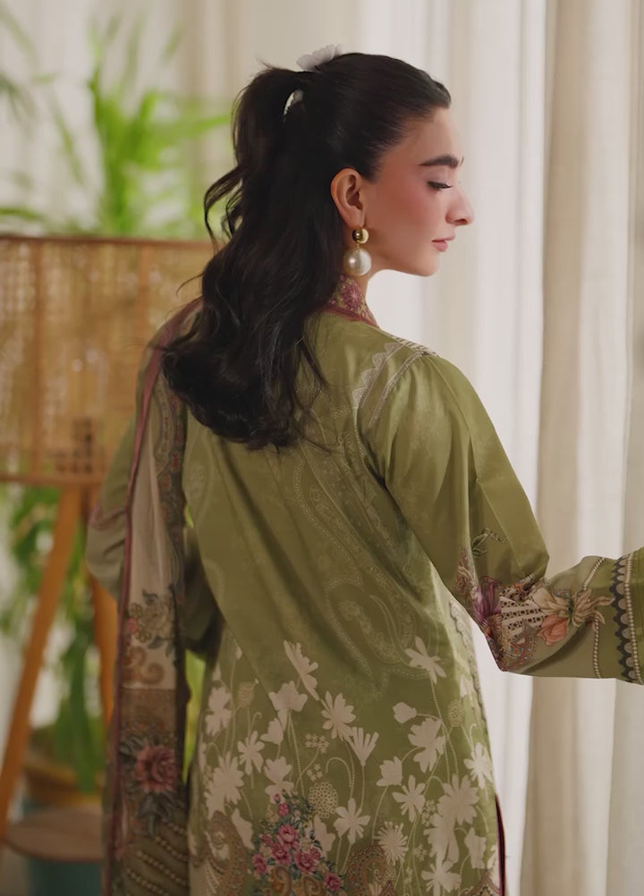 Delia by Gulaal Unstitched Embroidered Lawn 3 Piece Suit GL26UD D-12 Alma - Summer Collection
