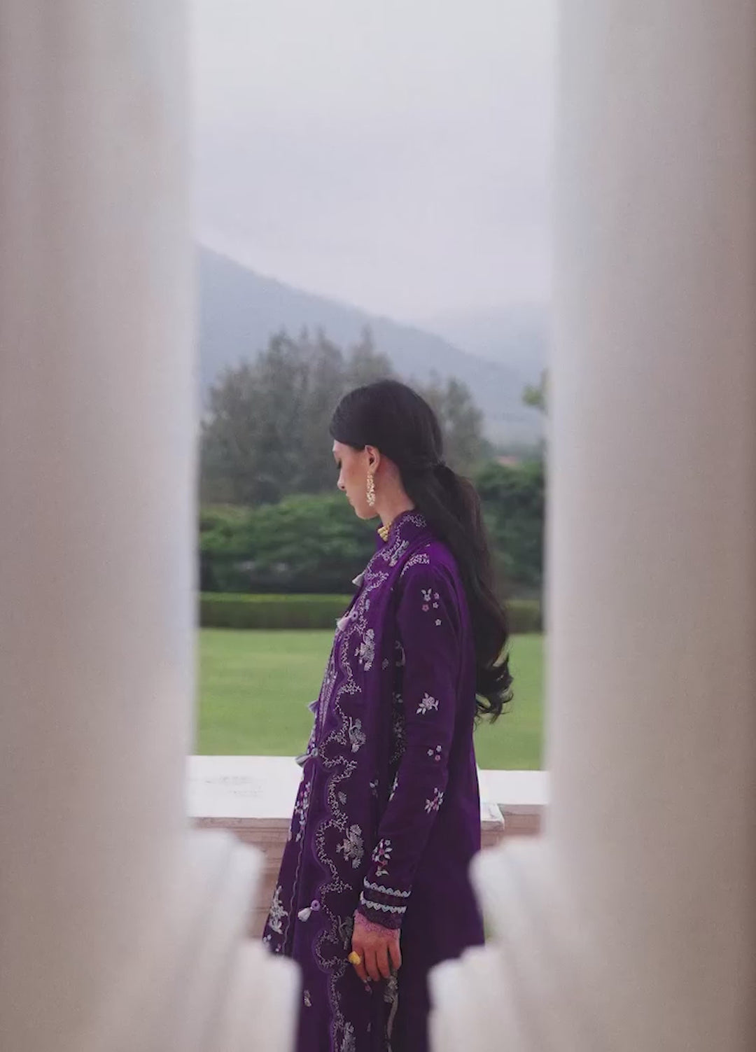 Lilas by Republic WomensWear Unstitched Embroidered Lawn 3 Piece Suit RW26ULL D-6A - Eid Collection