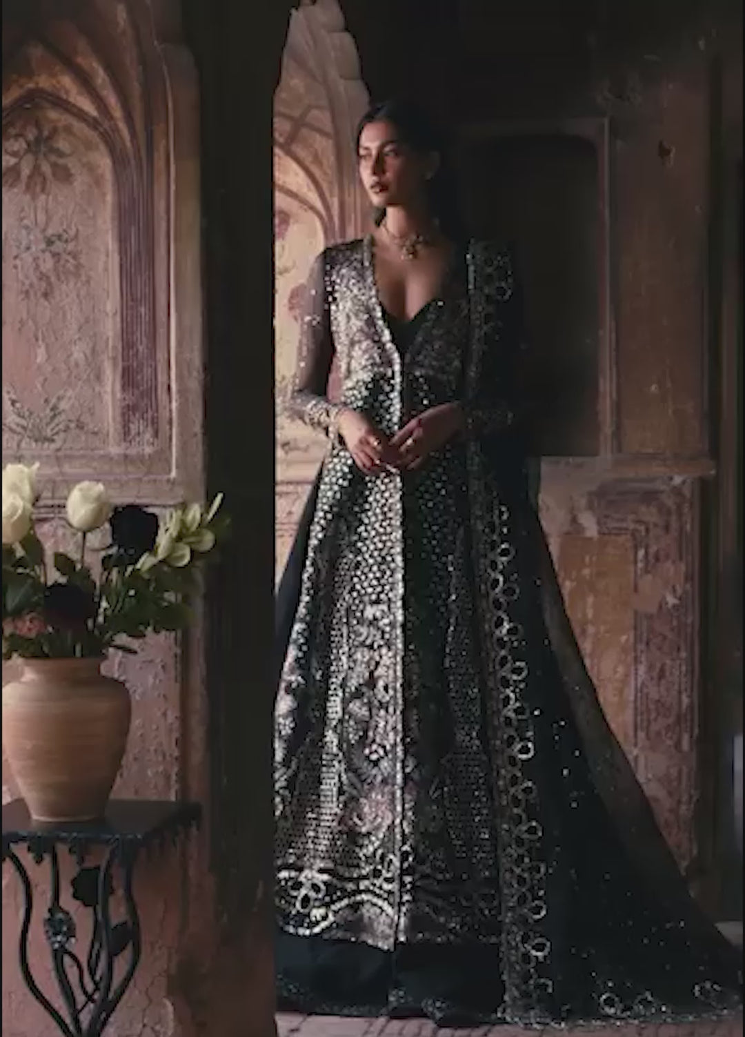 Kaashvi by Ayzel Unstitched Organza Embroidered Suits 3 Piece AAF25KW ARUSHІ AZW-25-V2-03 - Wedding Collection