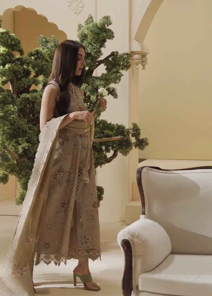Mashriq by Bin Ilyas Unstitched Embroidered Lawn 3 Piece Suit BI26UML D113A - Festive Collection