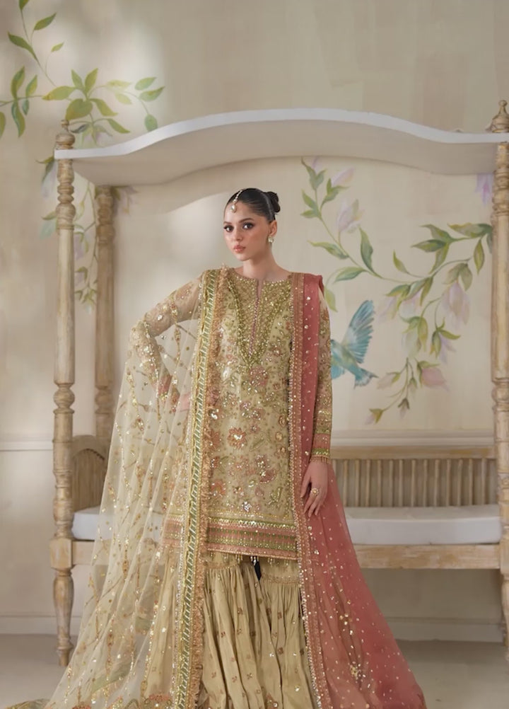 Chantelle by Baroque Unstitched Embroidered Organza 3 Piece Suit BQ26UCF V14-D02 - Festive Collection