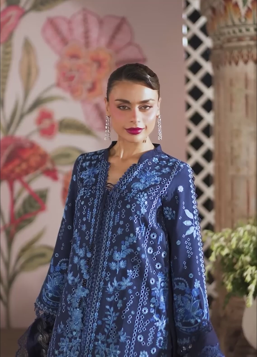 Amelia by Mahnur Unstitched Embroidered Corduroy 3 Piece Suit MN26ULW AM-01 - Winter Collection