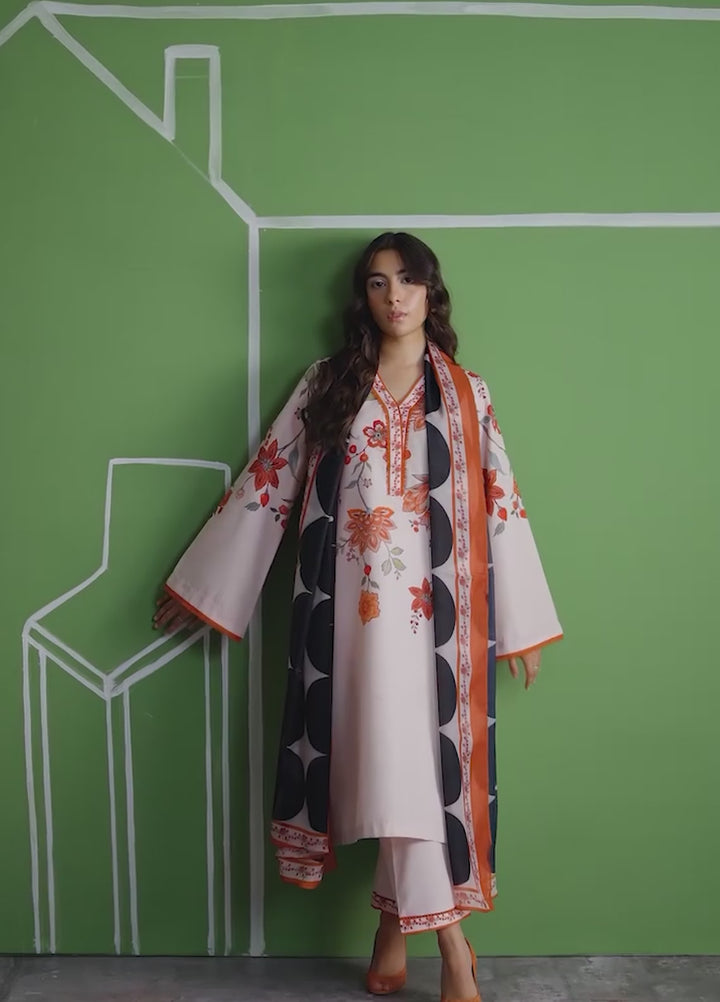 Hidden Garden by Jahaan RTW Printed Crepe 3 Piece Suit Willow Casual Collection