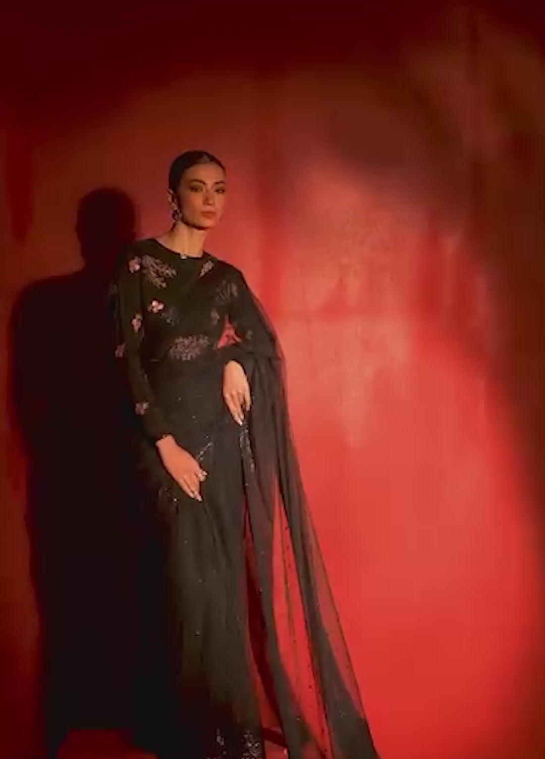 Koel by Jahaan RTW Embroidered Raw Silk Saree Suit Elara Festive Collection