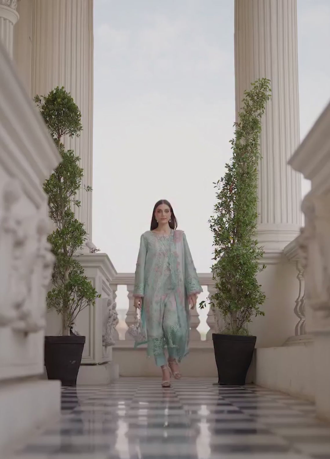 Maria B Unstitched Embroidered Lawn 3 Piece Suit MB26ULE D15 - Eid Collection