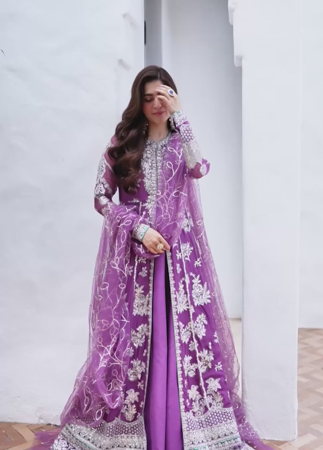 Bachelorette by Mushq Unstitched Embroidered Chiffon 3 Piece Suit MU26UBF Dream Girl MUNCH260104 - Festive Collection