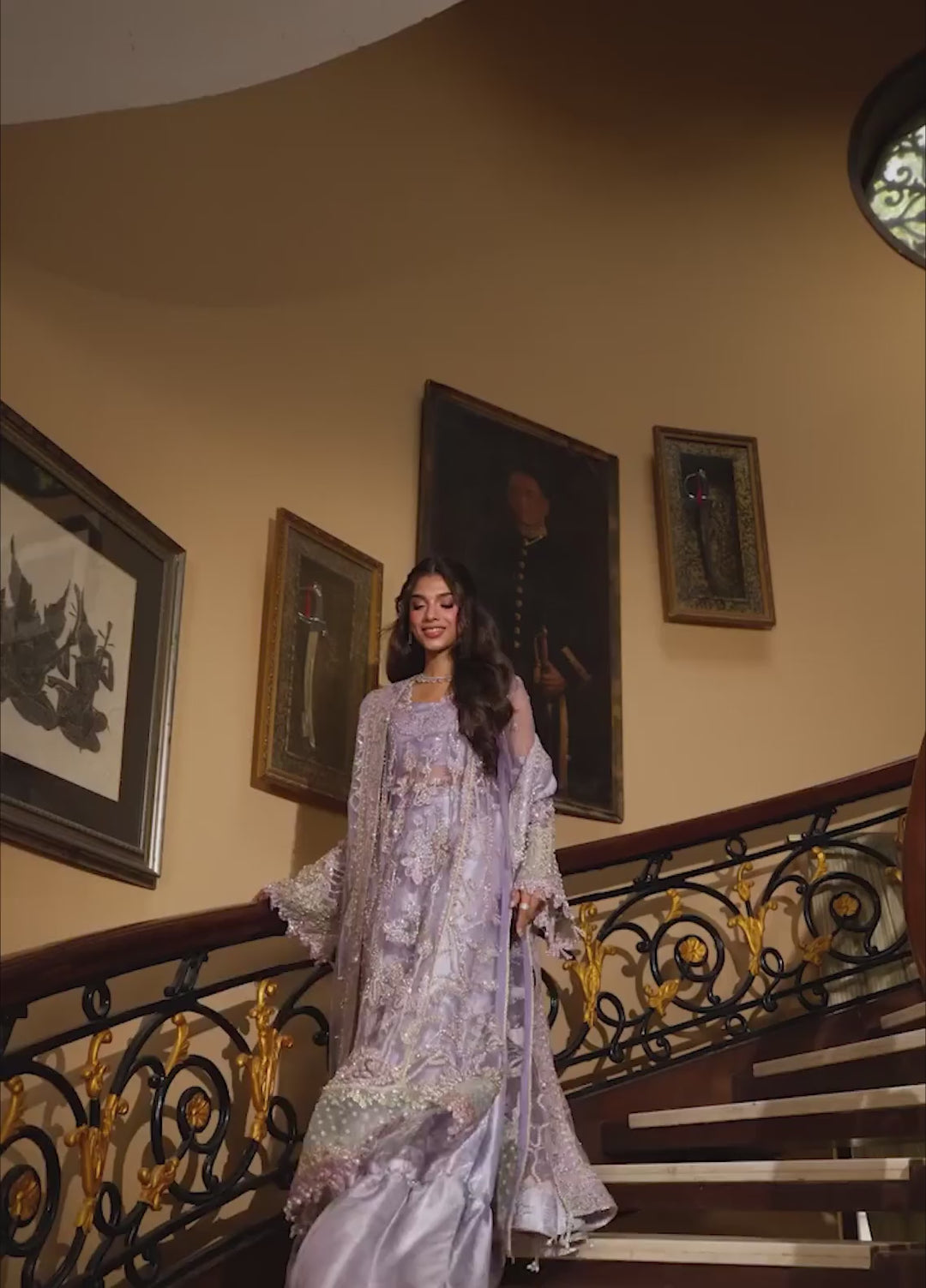 Darling by Mushq Unstitched Embroidered Net 4 Piece Suits MU25DW Simran - Wedding Collection