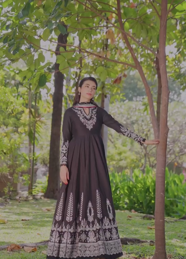 Mulaqat by Afrozeh Unstitched Embroidered Lawn 3 Piece Suit AF26UML PARIZAAD FWU-0057 - Festive Collection