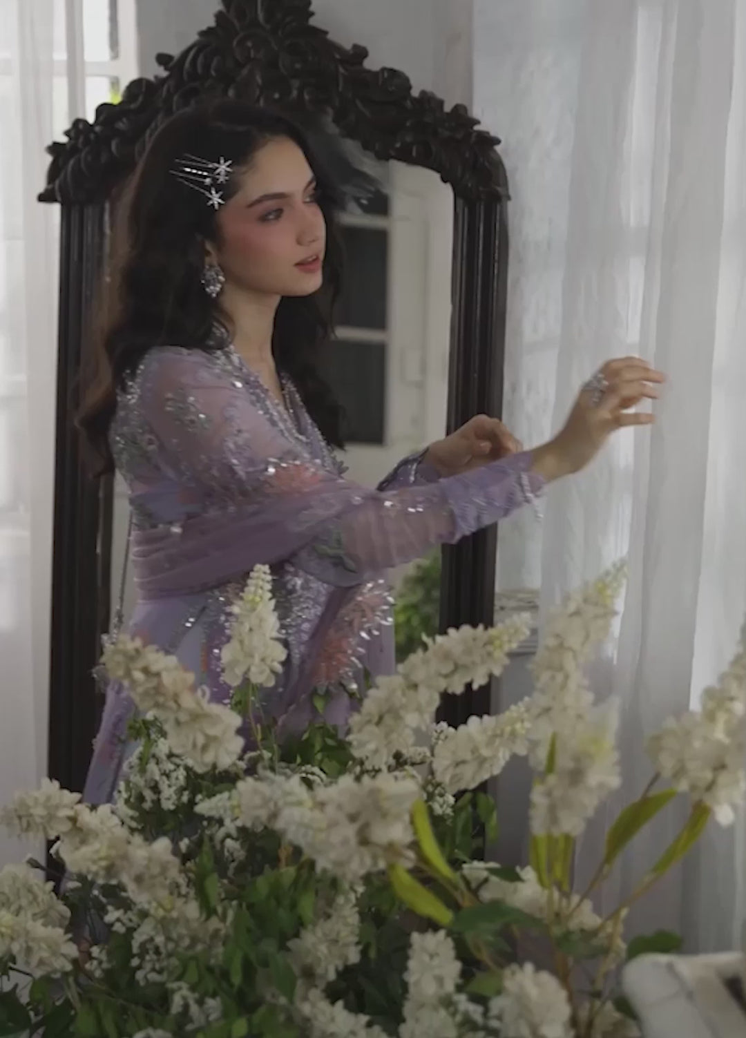 Shaam Shandar By Mushq Luxury Chiffon Unstitched 3 Piece Suits MQ25SC D-10 Rangeela Raag - Festive Collection