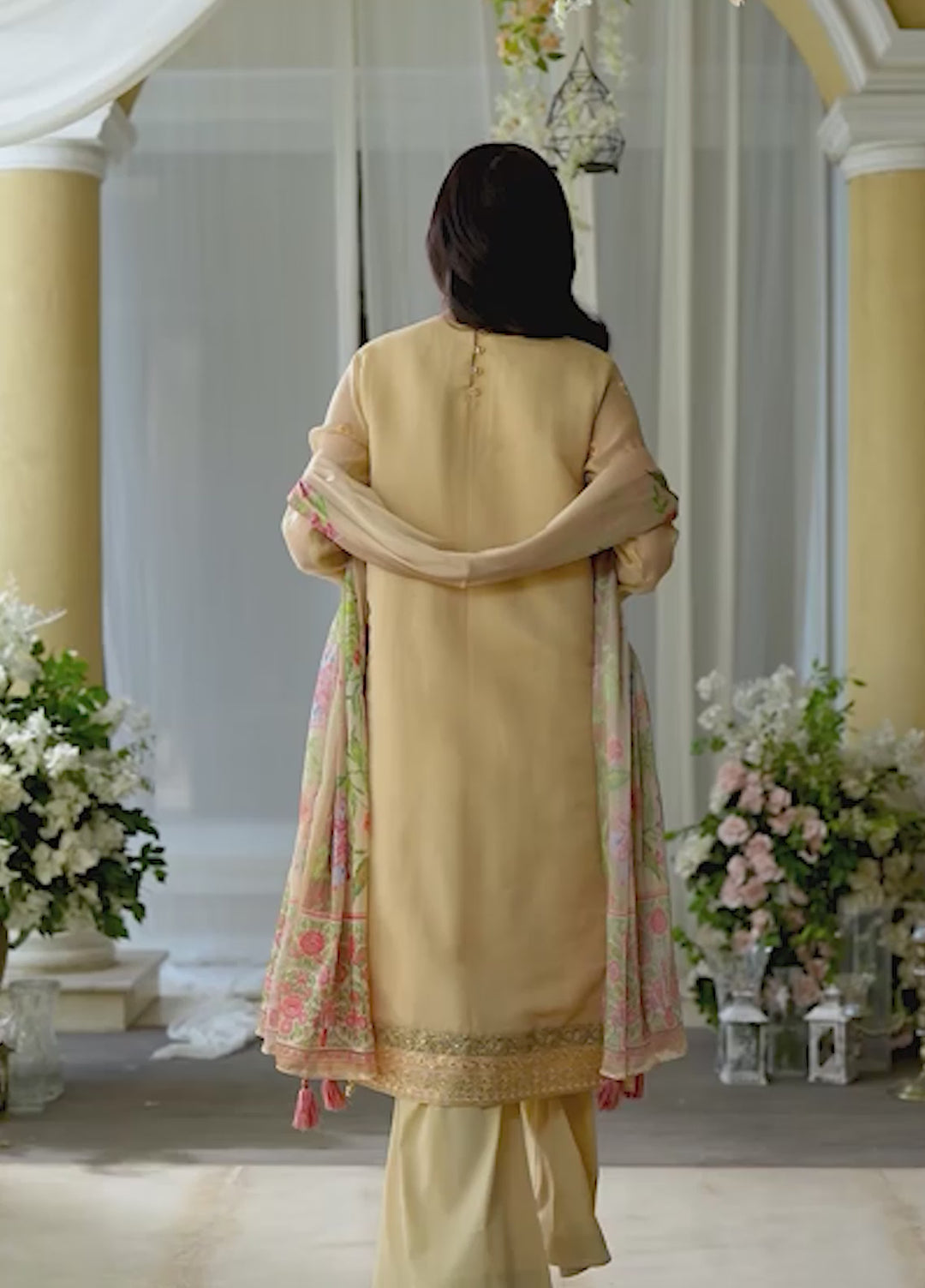 Jashn e Noor by Salitex Unstitched Embroidered 3 Piece Khaddi Net SUNW7JI073 - Summer Collection