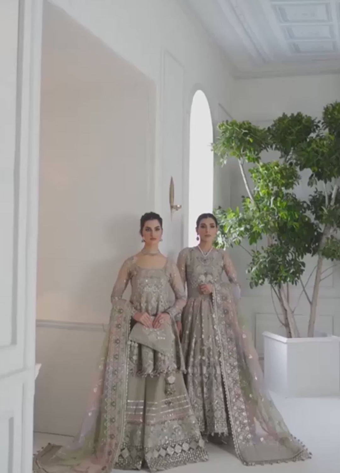 Chantelle by Baroque Unstitched Embroidered Net 3 Piece Suit BQ26UCF CH10-D08 - Festive Collection