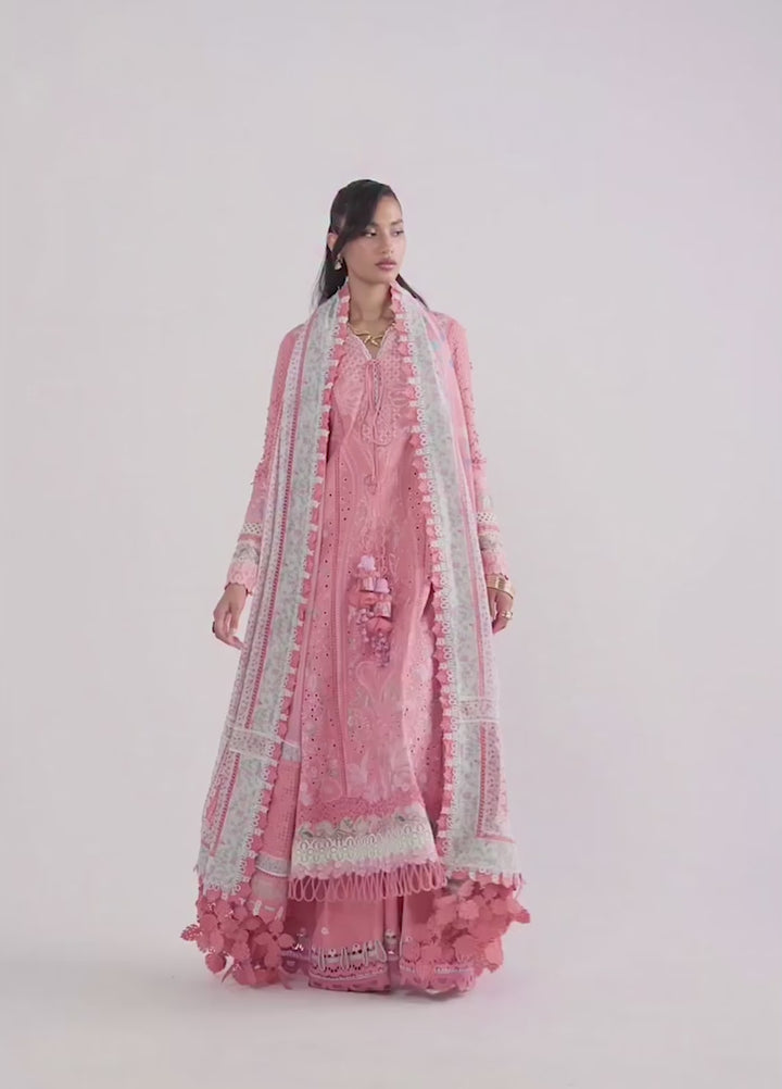Suffuse Unstitched Embroidered Lawn 3 Piece Suit SSY26ULE Kesira - Eid Collection