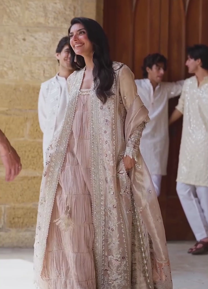 Dastangoi by Afrozeh Unstitched Embroidered Zari 3 Piece Suit AF26UDW RANG-E-DASTAAN FW01217 - Wedding Collection