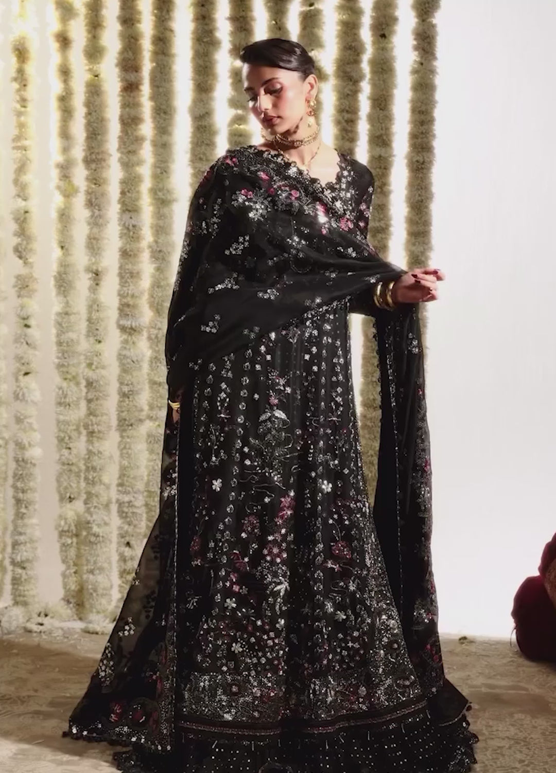 Freeshia by Suffuse Unstitched Organza Embroidered Suits 3 Piece SSY26UF ZABEEN - Wedding Collection