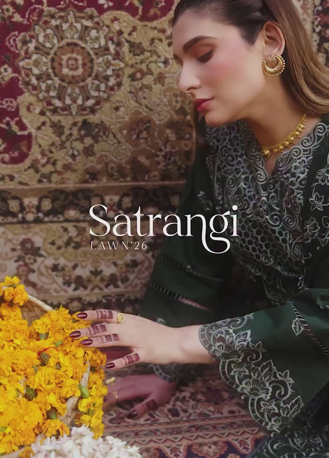 Satrangi by Mahnur Unstitched Embroidered Lawn 3 Piece Suit MN26ULS S-08 - Summer Collection