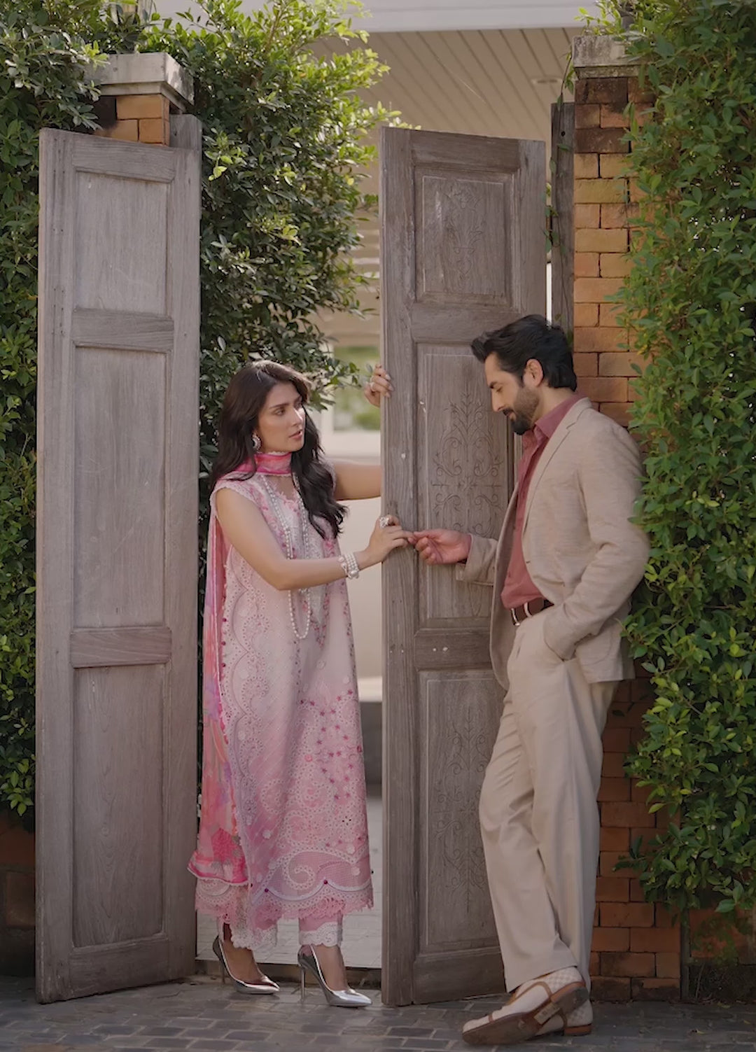AMoi by Mushq Unstitched Embroidered Luxury Lawn 3 Piece Suit MU26AHL D-2 Silent Dreamer - Summer Collection