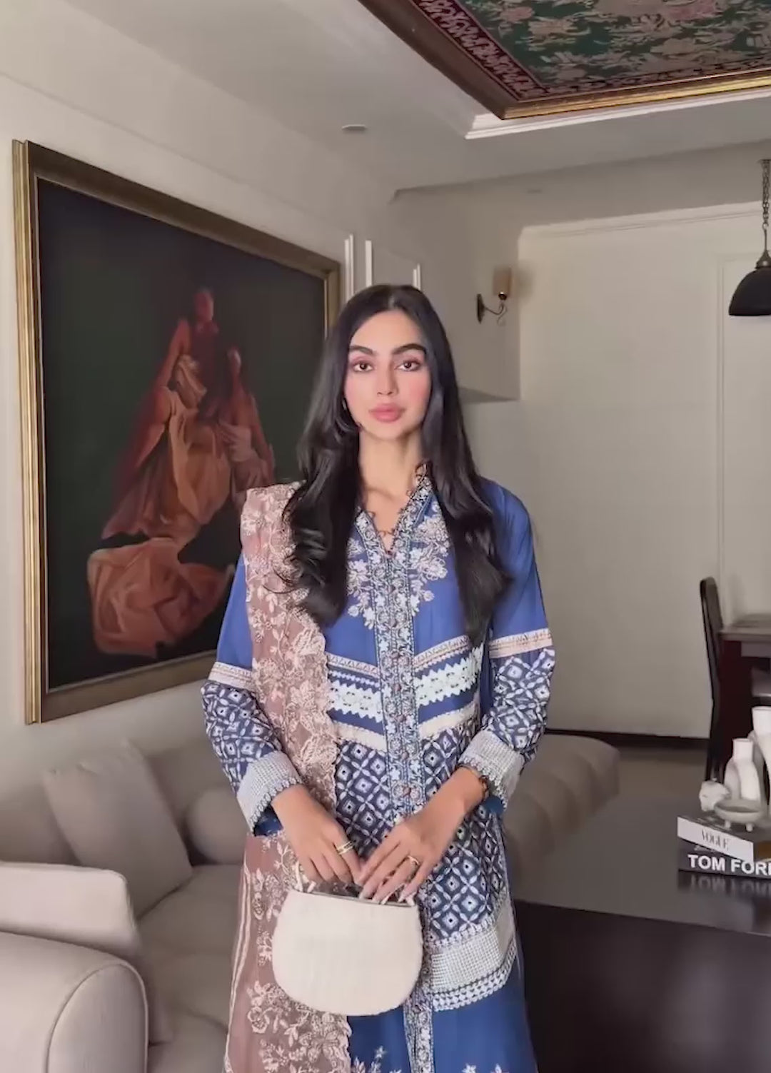 Astoria by Mushq Unstitched Embroidered Lawn 3 Piece Suit MQ26UAL 302-Zenith - Festive Collection