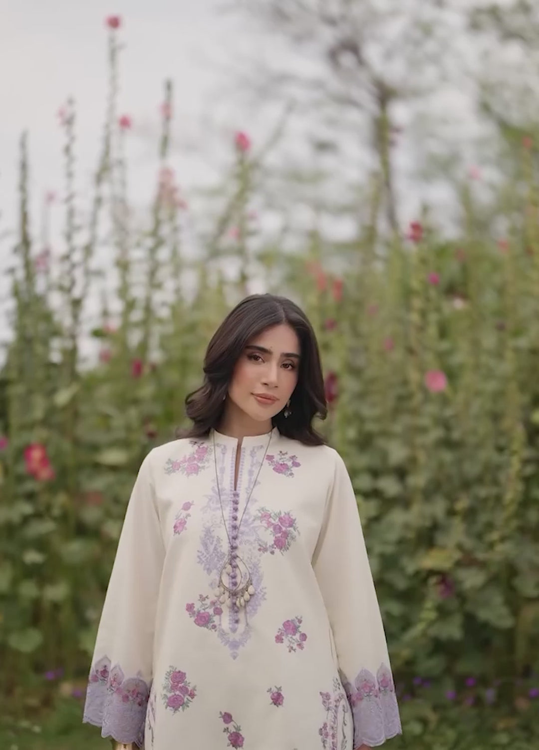 Zainab Chottani Unstitched Embroidered Jacquard 3 Piece Suit ZC26ULE Kyra 04 - Eid Collection