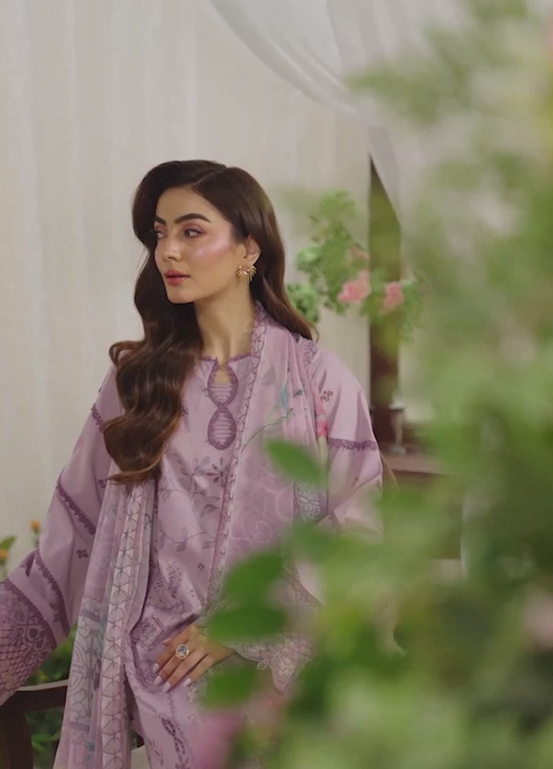 Zync by Florent Unstitched Embroidered Lawn 3 Piece Suit FL26ULZ FZ-7B - Summer Collection