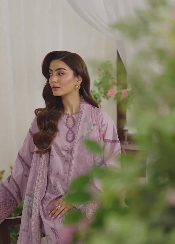 Zync by Florent Unstitched Embroidered Lawn 3 Piece Suit FL26ULZ FZ-7B - Summer Collection