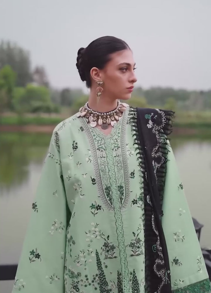 Lilas by Republic WomensWear Unstitched Embroidered Lawn 3 Piece Suit RW26ULL D-6B - Eid Collection