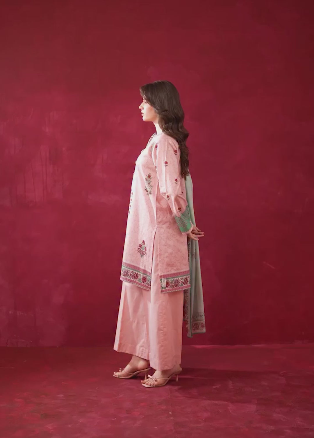 Zoe by Zeen Unstitched Printed Lawn 3 Piece Suit ZN26UZL WFM36608 - Casual Collection