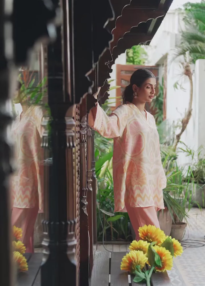 Nairah Women Pret Printed Arabic Lawn Suit NAH26PN Citrus Breeze - Spring Collection