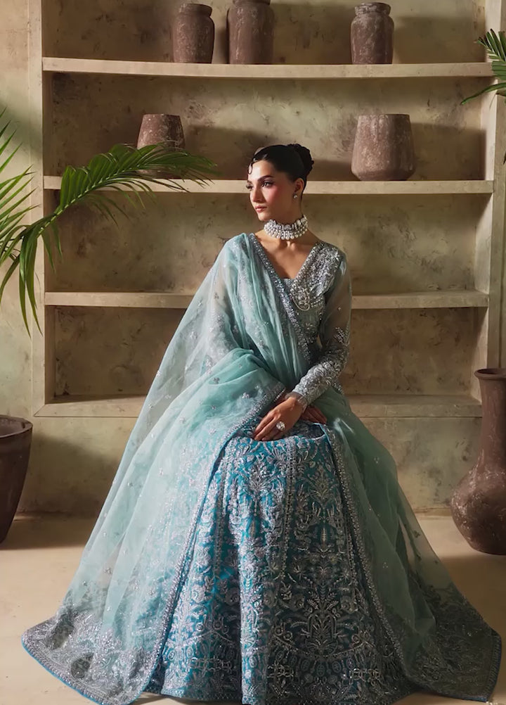 Azira by Gulaal Unstitched Luxury Embroidered Organza 3 piece GL25AF LFU-01 Elaria - Formals Collection