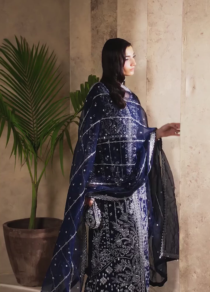 Azira by Gulaal Unstitched Luxury Embroidered Silk 3 peice GL25AF LFU-04 Nysira - Formals Collection